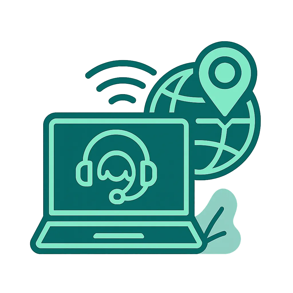 Remote work illustration